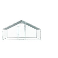 Cotet exterior pentru pasari din otel galvanizat 200x300x200cm Cotet exterior pentru pasari din otel galvanizat 200x300x200cm