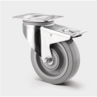 Roata pivotanta din poliamida cu frana 160 mm - 300 kg TENTE 3477UFR160P63 Roata pivotanta din poliamida cu frana 160 mm - 300 kg TENTE 3477UFR160P63