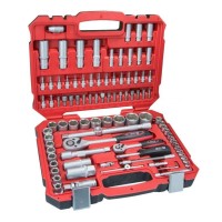 Trusa chei tubulare 1/4” + 1/2” - 94 piese HILLEN & MOHR TOOLS