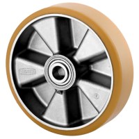 Roata din aluminiu 200 mm - 800 kg TENTE ITP200x50-Ø20 flat