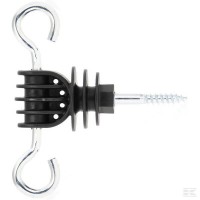 Izolator dublu pentru poarta gard electric