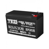 Acumulator AGM VRLA F2 12V 7.1A TED 151x65x95mm