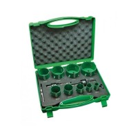 Set carote BiMetal pentru mecanici 752176 Hikoki, dimensiuni 19, 22, 29, 35, 38, 44, 51, 57, 68 mm Set carote BiMetal pentru mecanici 752176 Hikoki, dimensiuni 19, 22, 29, 35, 38, 44, 51, 57, 68 mm