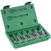 Set carote HSS Weldon 3/4", diametre 12, 14, 16, 18, 22, 26 mm 754498 Hikoki Set carote HSS Weldon 3/4", diametre 12, 14, 16, 18, 22, 26 mm 754498 Hikoki