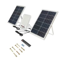 Lampa LED cu panou solar 50W cu proiector 150W IP66 Breckner