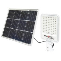 Lampa LED cu panou solar 50W si proiector 30W cu suport articulat Breckner