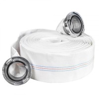 Furtun refulare tip pompieri cu racorduri legate 3 toli 6 bari la rola 20m