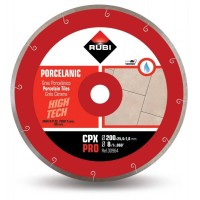 Disc diamantat RUBI CPX 200x25,4 mm PRO pentru gresie portelanata
