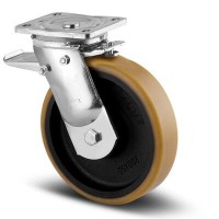 Roata pivotanta cu frana din fonta 250 mm - 1000 kg TENTE 9682FTP250P63 WT50 Roata pivotanta cu frana din fonta 250 mm - 1000 kg TENTE 9682FTP250P63 WT50