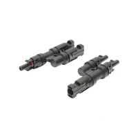 Set 2 conectori Y tip MC4 pentru cablu solar Breckner Set 2 conectori Y tip MC4 pentru cablu solar Breckner