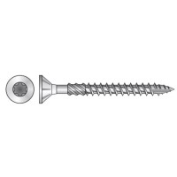 Surub autoforant 3x50 mm pentru lemn RO-JET 500 buc, cu cap inecat, otel zincat alb