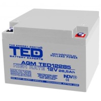 Acumulator High Rate 12V 28.5Ah M5 TED 165 x 175 x 125 mm