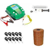 Pachet gard electric 4.5J DL 4500 + Fir 500m 100kg Pachet gard electric 4.5J DL 4500 + Fir 500m 100kg