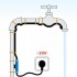 Cablu incalzitor conducte anti-inghet cu termostat 1 m, putere 16 W [3]