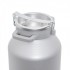 Bidon aluminiu 40 litri cu manere si prindere cu clipsuri si capac aluminiu [2]
