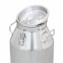 Bidon inox 30 litri cu manere si prindere cu clipsuri si capac inox [2]