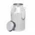Bidon inox 40 litri cu manere si prindere cu clipsuri si capac inox [3]
