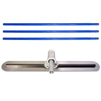 Rigla manuala din otel cu articulatie si maner 120 cm BETONTROWEL