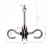 Izolator dublu cu filet M6 pentru poarta gard electric [3]
