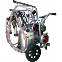 Aparat de muls vaci cu 2 posturi si 1 bidon aluminiu 40L Gardelina T240 AL IC