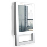 Aeroterma electrica 1800 W pentru baie cu oglinda Radialight Quadro Visio