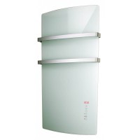 Radiator din sticla 1500 W pentru baie Radialight DEVA culoare Alb Onyx Radiator din sticla 1500 W pentru baie Radialight DEVA culoare Alb Onyx