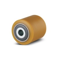 Rola transpalet din otel cu poliuretan 85 mm - 800 kg ETX085x85-Ø12 HL90 TENTE