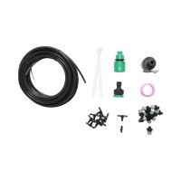 Kit complet irigare prin pulverizare cu furtun 10m, duze, conectori 35 piese