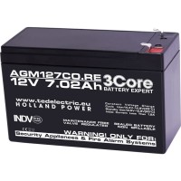 Acumulator VRLA F1 12V 7.02A , 151x65x95mm TED Electric