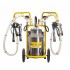 Aparat de muls vaci pe ulei cu 2 posturi si 1 bidon inox 40L [2]