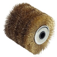 Perie din sarma de otel alamita 120x100 mm 