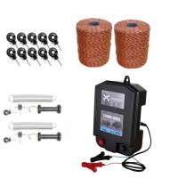 Pachet gard electric 6.6J + Fir 2000m 100kg 