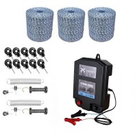 Pachet gard electric 6.6J + Fir 3000m 130kg