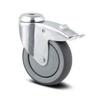 Roata pivotanta cu frana polipropilena 100 mm - 100 kg TENTE 2477PJP100P30-11
