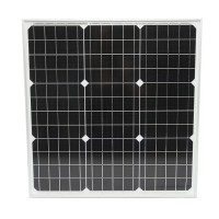 Panou solar fotovoltaic monocristalin 50W 530x510x25 mm Thor