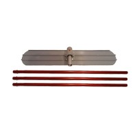 Rigla manuala BullFloat cu articulatie si maner 120 cm profil magneziu
