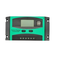 Regulator tensiune pentru panou solar 20A 12V/24V 2X port USB Breckner Germany