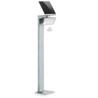 Lampă LED Solara cu Senzor de miscare XSolar GL-S (Argintiu) Steinel-Lampa solara de gradina cu picior