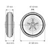 Roata polipropilena 125 mm - 100 kg TENTE PVO125x37-Ø12 [2]