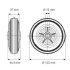 Roata din otel  125 mm - 100 kg TENTE DVR125x37-Ø12 [2]