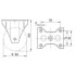 Roata fixa din aluminiu 160 mm - 800 kg TENTE 4688ITP160P63 Flat [2]