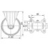 Roata fixa din aluminiu 200 mm - 350 kg TENTE 3478IEP200P63 [2]