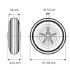 Roata din otel  100 mm - 70 kg TENTE DVR100x30-Ø12 [2]