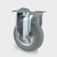 Roata fixa din otel 200 mm - 205 kg TENTE 3478DIR200P63