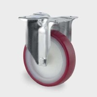 Roata fixa din poliamida 100 mm - 150 kg TENTE 3478UAR100P62 red