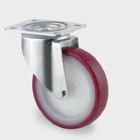 Roata pivotanta din poliamida 100 mm - 150 kg TENTE 3470UAR100P62 red