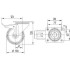 Roata pivotanta din poliamida , cu frana 100 mm cu furca inox - 200 kg TENTE 8477UOO100P62 [2]