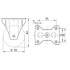 Roata fixa din aluminiu 125 mm - 500 kg TENTE 4688ITP125P63 Flat [2]