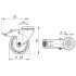 Roata pivotanta din polipropilena, cu frana 100 mm - 80 kg TENTE 2477PJO100P30-11 [2]