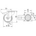 Roata pivotanta cu frana, din aluminiu 100 mm - 200 kg TENTE 3477IEP100P62 [2]